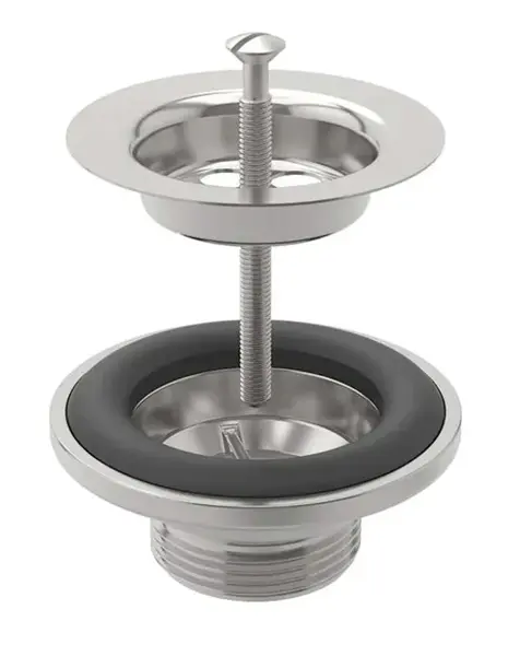 Geberit - Odtokový ventil, leštená nerezová 241.504.00.1