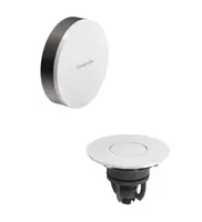 Hansgrohe Flexaplus - Vrchná súprava k vaňovej odtokovej a prepadovej súprave s napúšťaním, Push-Open, kefovaný čierny chróm/vysoko lesklá biela 58187