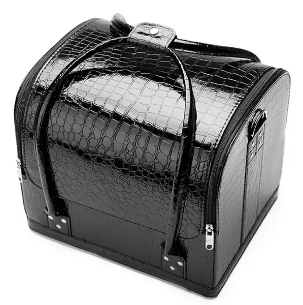 Lesklý kozmetický kufrík