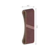 Bosch Príslušenstvo - Brúsny pás, P100, 60x400 mm, 3 ks 2608606003