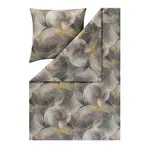 Estella POVLEČENÍ, interlock jersey, antracitová, 140/200 cm