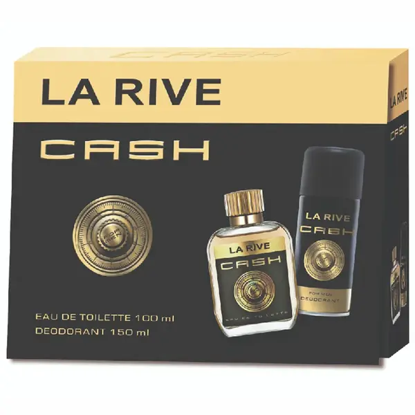 LA RIVE Cash Man Toaletní voda 100 ml + deodorant 150 ml