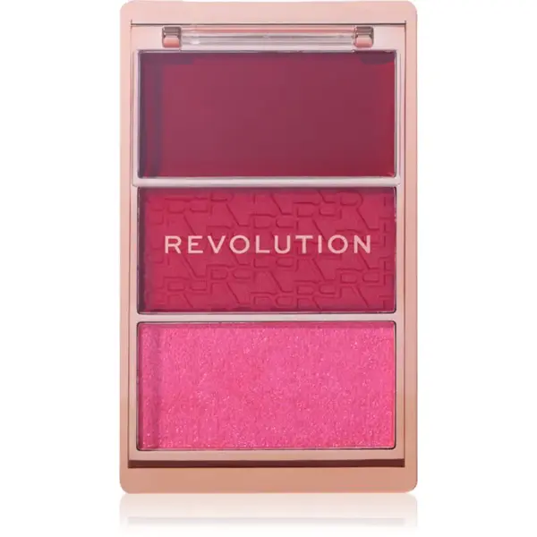 Revolution Blush Icon Palette paleta tvářenek odstín My Cherry Truth 9.8 g