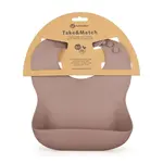 PETITE&MARS Bryndák silikonový Take&Match Velvet Latte 6m+
