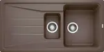 Blanco Sona 6 - Silgranitový drez, 100x50 cm, kávová 519859