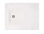 Duravit Sustano - Sprchová vanička, 100x80 cm, DuraSolid, matná bílá 720273740000000