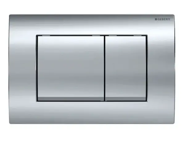 Geberit Delta30 - Ovládání splachování, lesklý chrom 115.137.21.1