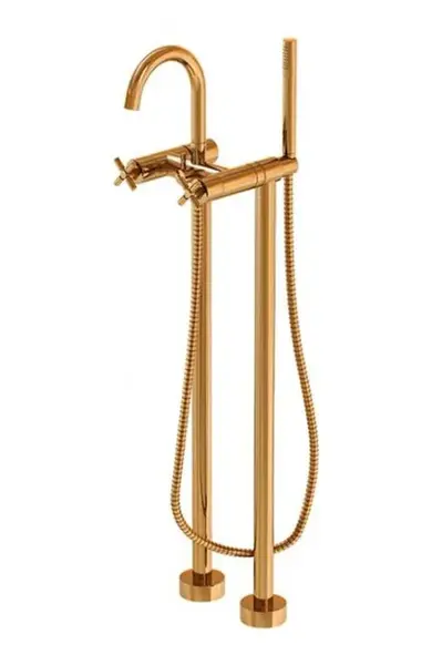 Steinberg 250 - Vanová baterie do podlahy, růžové zlato 250 1162 RG