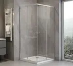 Aqualine Agga - Sprchový kout 90x90 cm, chrom/čiré sklo HLF909Y