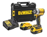 DeWALT Nářadí - 18V AKU rázový utahovák, 2x aku 5,0 Ah XR, nabíječka DCF921P2T