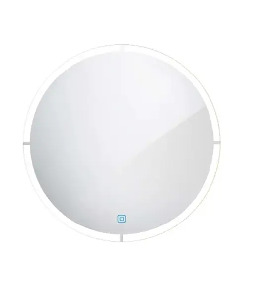 Nimco Zrcadla - Zrcadlo s LED osvětlením, průměr 60 cm, dotykový senzor, hliník ZP 24000RVX