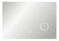 kielle Idolio - Zrcadlo s LED osvětlením a vyhříváním, 70x100 cm, kosmetické zrcátko 50324041