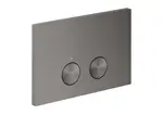 Axor FlushPlate - Ovládání splachování, kartáčovaný černý chrom 42530340