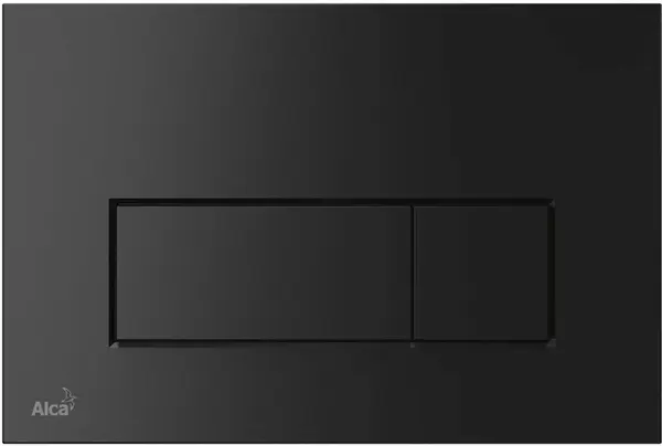 Alcadrain Thin - Ovládací tlačítko splachování, černá mat M578