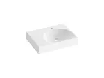 Ravak Lite - Umyvadlo 60x45 cm, bez přepadu, otvor pro baterii, bílá XJXL1260000