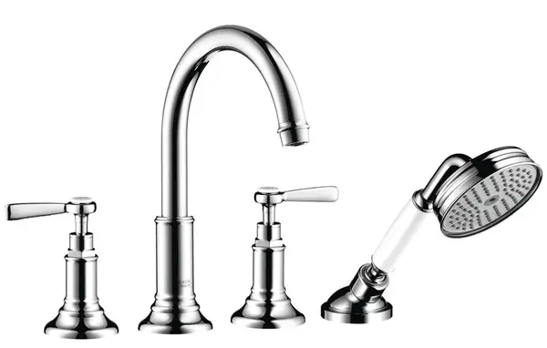 Axor Montreux - Čtyřotvorová vanová baterie na vanový sokl, chrom 16554000