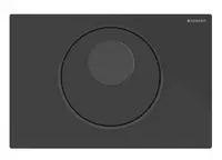 Geberit Sigma10 - Elektronické ovládání splachování, bateriové napájení, easy to clean, matná černá 115.891.16.6