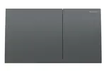 Geberit Sigma70 - Ovládání splachování, easy to clean, kartáčovaný černý chrom 115.622.QD.1