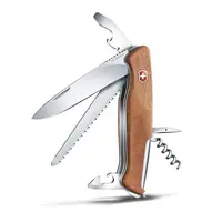 VICTORINOX - Velký kapesní nůž Ranger Wood 55, 10 funkcí, dřevo 0.9561.63