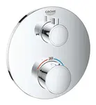 Grohe Grohtherm - Termostatická vanová baterie pro 2 spotřebiče, chrom 24077000