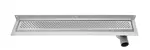 Aqualine Kanálky - Sprchový kanálek s roštem, 96x12x9 cm, ke zdi, nerez 2715-10