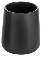 Aqualine Doplňky - Sklenka na kartáčky a pastu, černá 08137