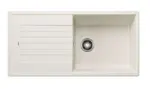 Blanco Zia XL 6 - Silgranitový dřez, 100x50 cm, jemná bílá 527217