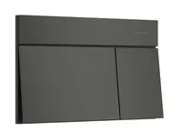 Hansgrohe iFrame Element E - Ovládání splachování, kartáčovaný černý chrom 66003340