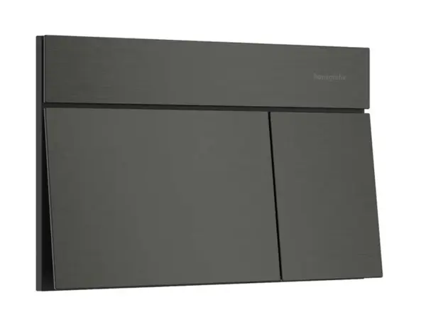 Hansgrohe iFrame Element E - Ovládání splachování, kartáčovaný černý chrom 66003340