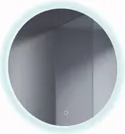 Kludi Luma - Zrcadlo s LED osvětlením a vyhříváním, 60x60 cm, dotykový senzor 17SP0100