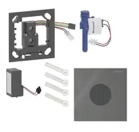 Geberit - Elektronické ovládání splachování pisoárů typ 40, síťové napájení, Bluetooth, sklo/lávová 116.024.JK.1