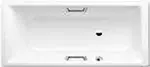 Kaldewei Ambiente - Obdélníková vana Puro Star 659, 180x80 cm, s otvory pro madla, bílá 255923000001
