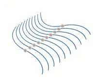 BLACK+DECKER Příslušenství - Náhradní struna 2,4 mm, délka 30 cm, 10 kusů A6489-XJ