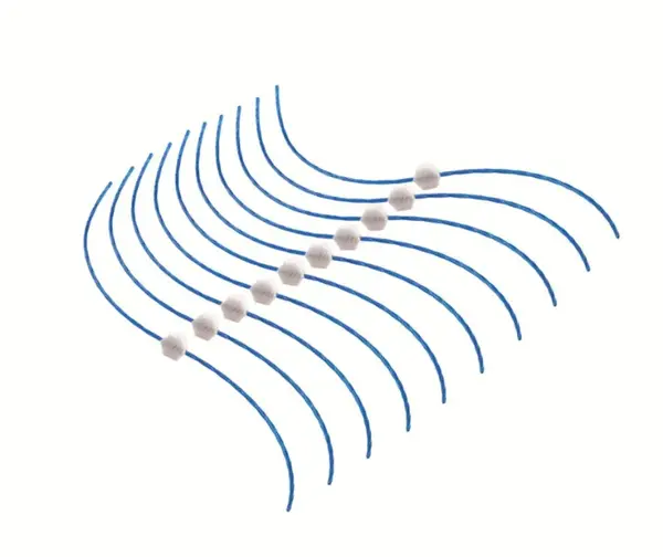 BLACK+DECKER Příslušenství - Náhradní struna 2,4 mm, délka 30 cm, 10 kusů A6489-XJ