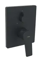 Hansa - Vanová baterie pod omítku, 2 výstupy, matná černá 8984908333ROZ1