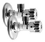 Aqualine Multiturn - Sada rohových ventilů 1/2x3/8, bez matky, chrom 5316