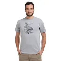 Bushman Pánské tričko Winton, světle šedé XXXL