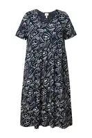 Ulla Popken Šaty  námornícka modrá / biela