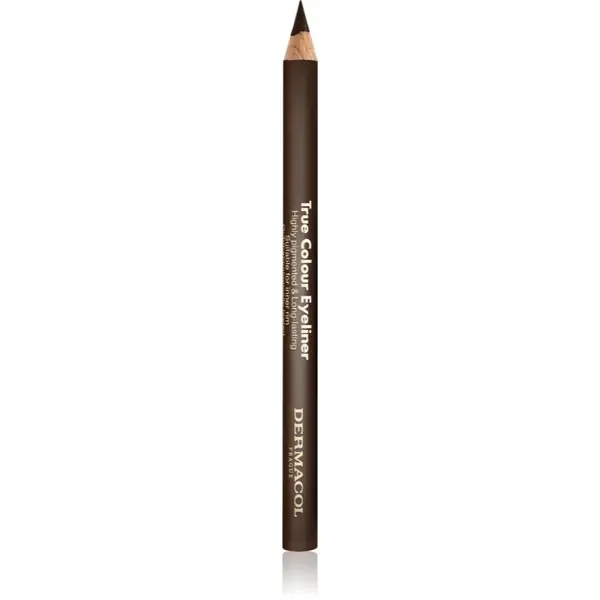 Dermacol True Colour Eyeliner dlhotrvajúca ceruzka na oči odtieň 02 Brown 4 g