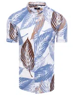 Pánská elegantní košile Barva Bílý DSTREET