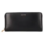 Dámská kožená peněženka Calvin Klein Ritte, přírodní kůže − černá