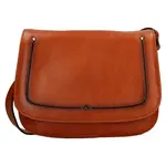 Kožená dámská crosbody kabelka Katana Zorra - koňak