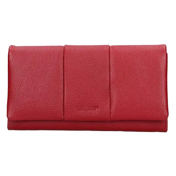 Dámská kožená peněženka Lagen Nicol - červená