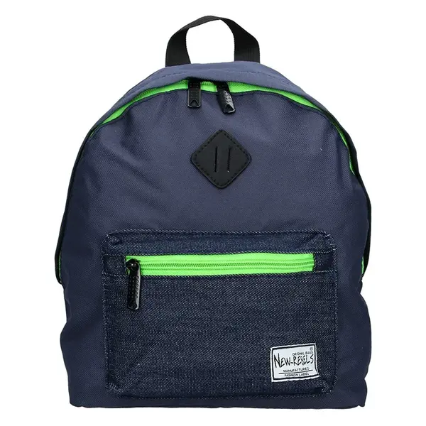 Menší dámský batoh New Rebels Laura - modro-fiálová