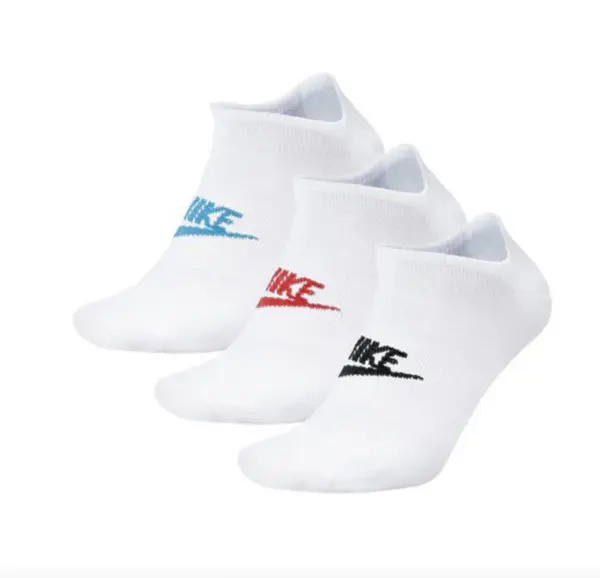Nike Sportswear Everyday Essential No-Show Socks (3 Pairs) L