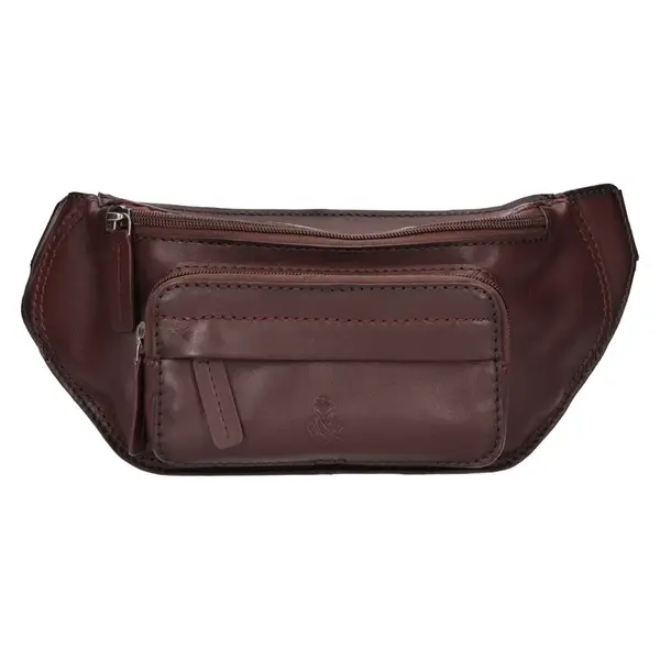 Pánská kožená ledvinka Dakar Edger - hnědá