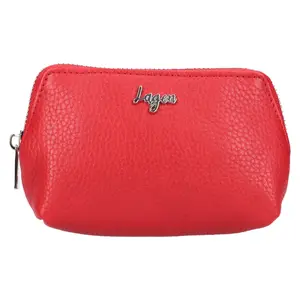 Dámská kožená peněženka s klíčenkou Lagen Leaura Laura - červená