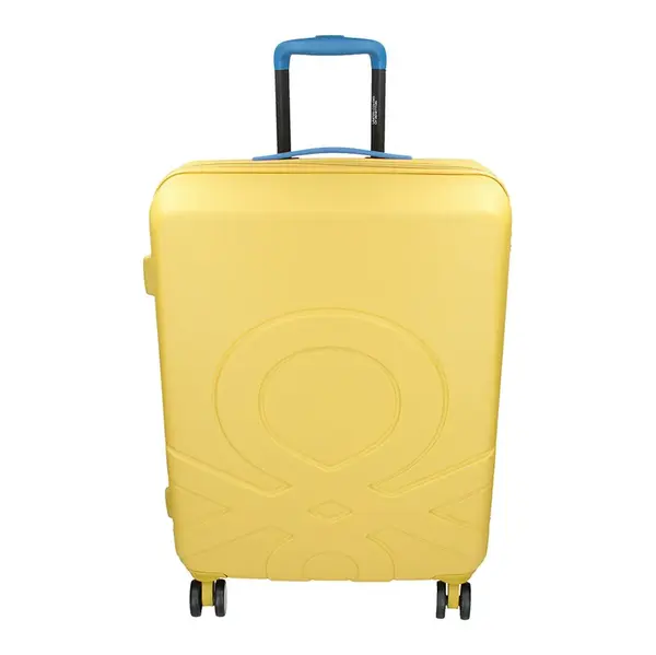 Cestovný kufor United Colors of Benetton Kanes M - žltáa