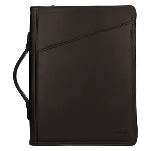 Kožená pánska spisovka Katana George - tmavo hnedá