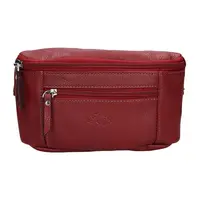 Pánská kožená ľadvinka Katana Kamme - červená